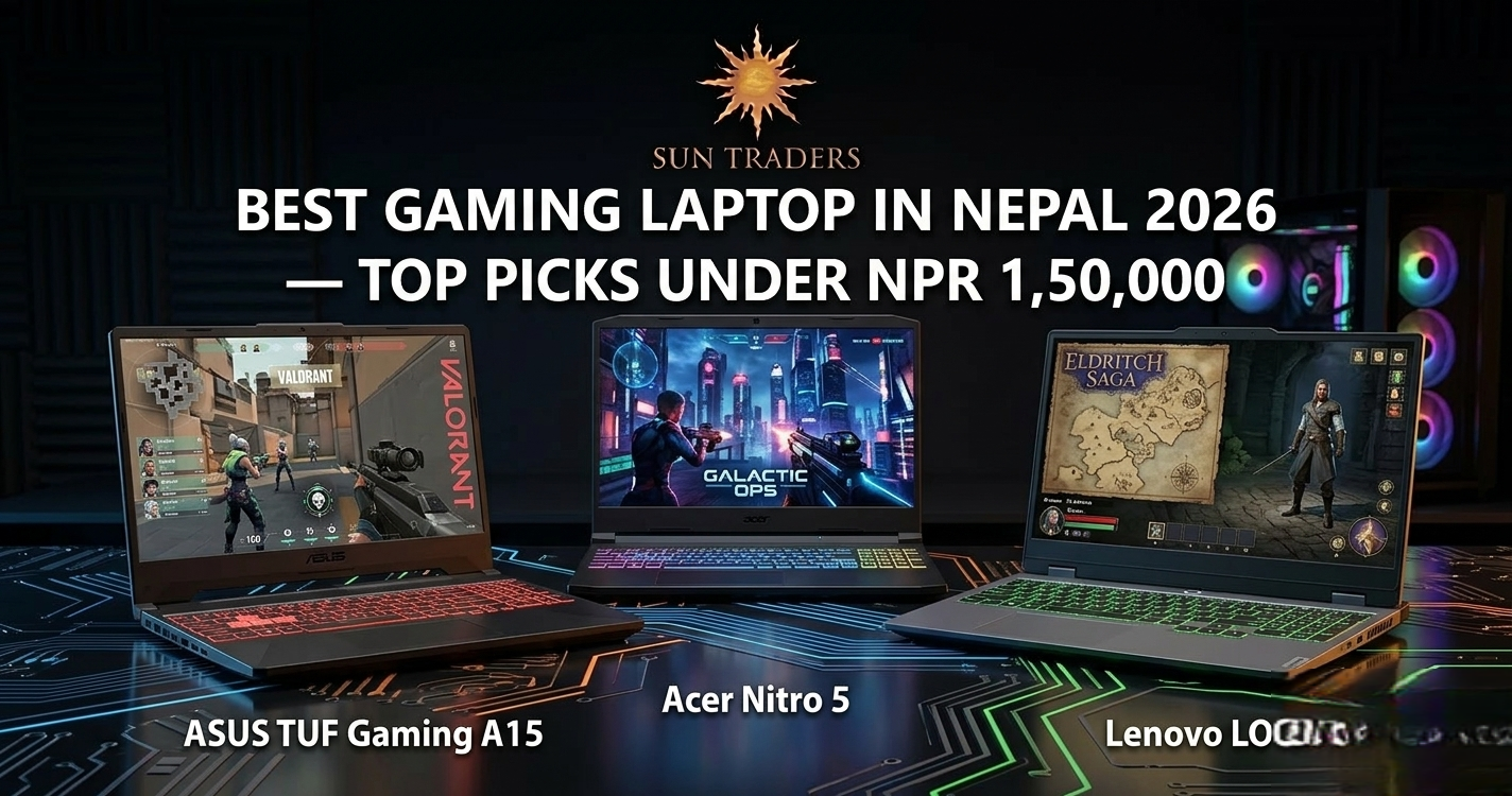 Best Gaming Laptop in Nepal 2026 — Top Picks Under NPR 1,50,000