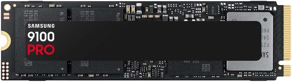 Samsung Memory MZ-VAP2T0BW 9100 PRO 2TB Internal SSD, PCIe 5.0 x4, NVMe 2.0, SSD Designed for Pros & Gamers, Compatible with PC & Laptops