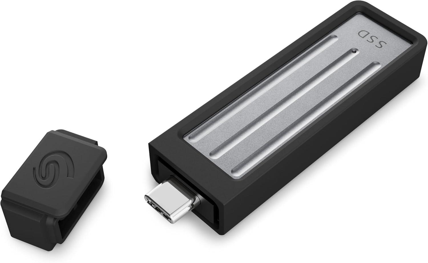Seagate Ultra Compact SSD extern, 1000MB/s, USB 3.1 Typ C, Data Rescue Service (STMX1000400)