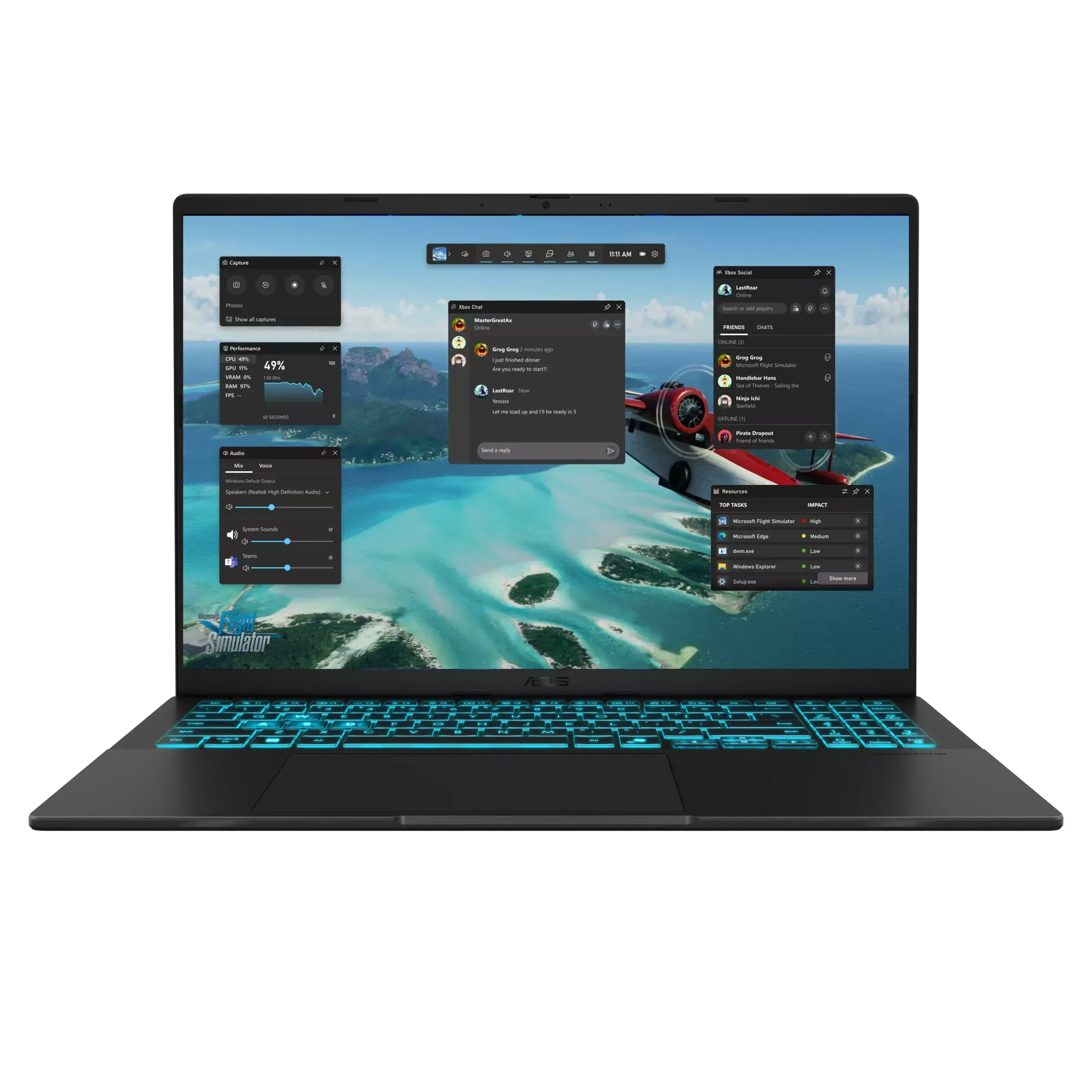 Asus Gaming V16 2025 V3607VU 15th Gen Intel Core 7 240H | RTX 4050 | 16GB RAM | 512GB SSD | 16" WUXGA 144Hz display