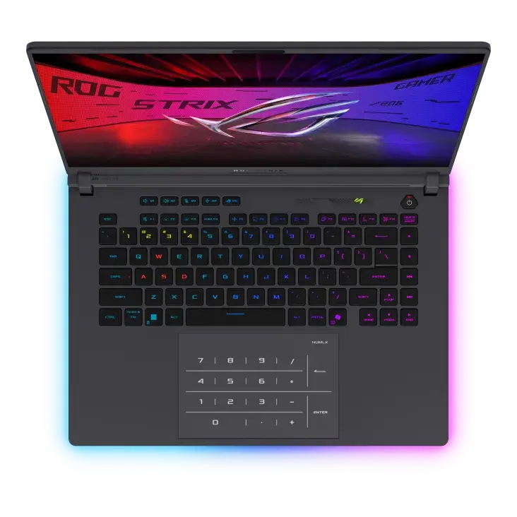 ASUS ROG Strix G16 G615JHR | Intel Core i7 14th Gen 14650HX | 16GB RAM| 1TB NVMe SSD| 16.0'' WQXGA 240Hz Display | NVIDIA RTX 5050 - 8GB| Windows 11| ROG Backpack | Mouse| Volt Green | 2 Year Int'l Warranty | 1 Year Perfect Warranty