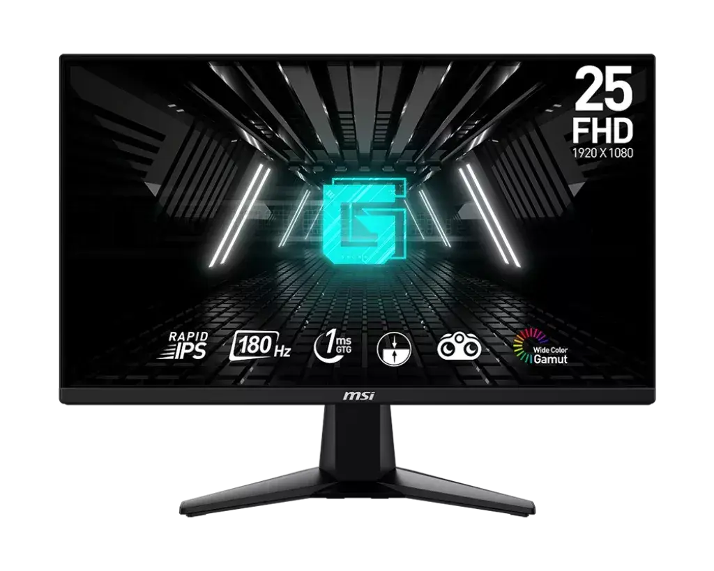 MSI G255F 25" 180Hz 1ms IPS FHD Gaming Monitor