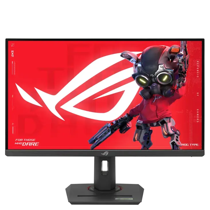 ROG Strix XG27UCG Dual mode Gaming Monitor – 27-inch 3840x2160, dual mode (4K 160Hz or FHD 320Hz), 1ms (GTG), Fast IPS, Extreme Low Motion Blur Sync, USB Type-C, G-Sync compatible (processing), DisplayWidget Center, tripod socket, HDR, Aura Sync
