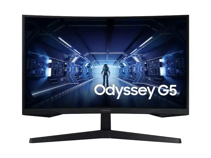Samsung 34" Odyssey G55T WQHD 165Hz 1ms(MPRT) HDR Curved Gaming Monitor