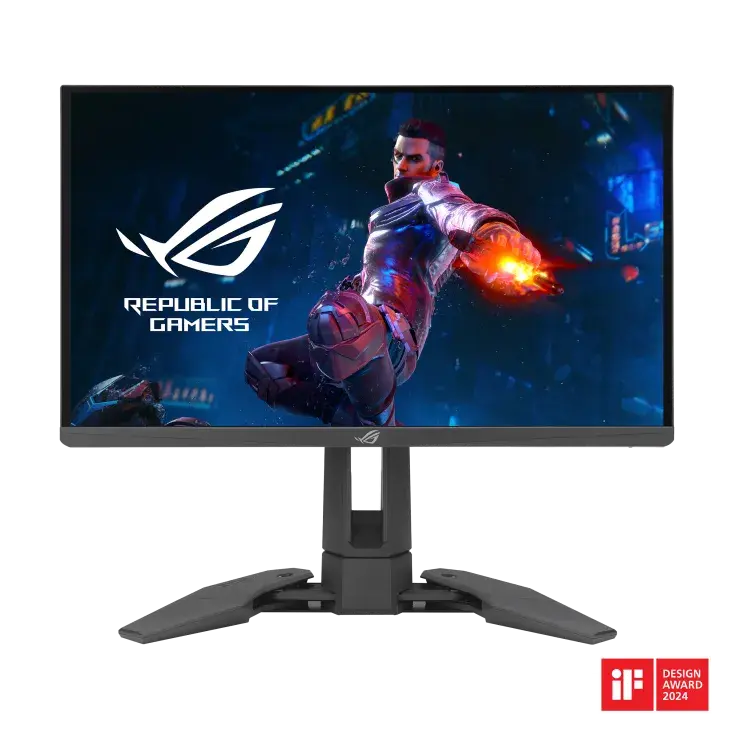 ROG Swift Pro PG248QP NVIDIA G-SYNC esports gaming monitor - 24.1-inch FHD, 540 Hz overclocked (above 360Hz), Esports-TN panel, NVIDIA Reflex Analyzer, ULMB 2, adjustable base, ESS codec, DisplayHDR 400