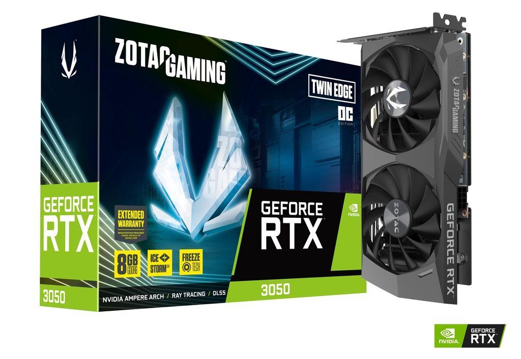 Zotac Gaming GeForce RTX 3050 Twin Edge GDDR6 8GB Graphics Card
