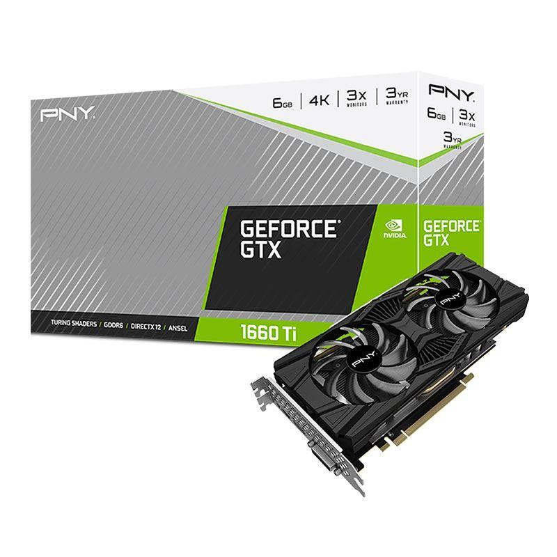 PNY GeForce GTX 1660ti 6G Dual Fan DDR6 Graphics Card