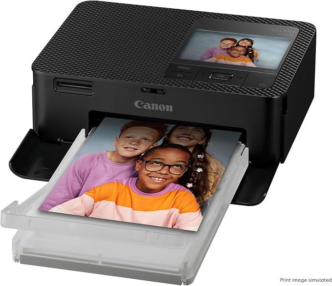 Canon Selphy CP1500 Wireless Compact Photo Printer (Black)