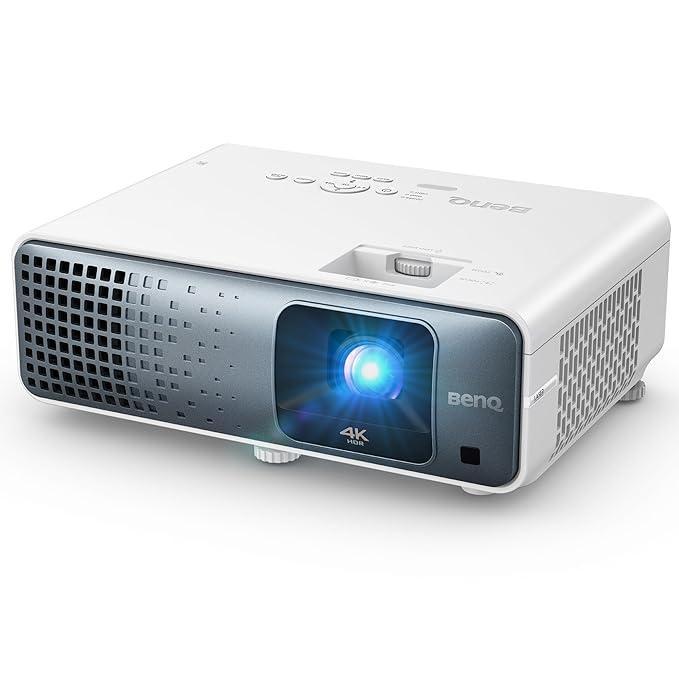 BenQ TK710 4K Laser 3200 Lumens Movie and Gaming Projector with 4ms Response Time | 240Hz Refresh Rate | HDR10 & HLG | ARC/eARC Support | Vertical Lens Shift | 3D Keystone | 1.3x Zoom | HDR Game Modes