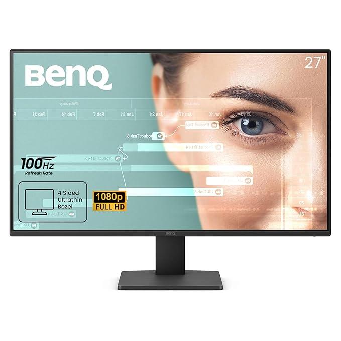 BenQ GW2791 27 Inches 1920X1080 FHD 100Hz IPS Eye-Care 99% Srgb Monitor| HDMI| Displayport| Ultra Slim Bezel| TUV-Certified| Flicker-Free| Low Blue Light Plus (Black)