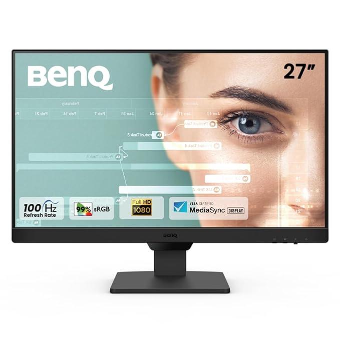 BenQ GW2790 Home Office Monitor (27" FHD (1920 x 1080) Display | 100Hz | IPS Panel | 99% sRGB | 2 x HDMI & 1 x DisplayPort | Built-in 2 x 2W Speaker | 16.7M Display Colors | 1 Year Warranty)