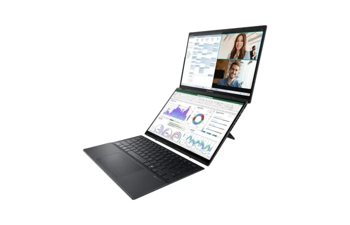 ASUS ZenBook DUO 2025 UX8406CA (Intel Ultra 9 285H Series 2 Processor | 32GB RAM | 2TB SSD | 14" 3K (2880 x 1800) 100% DCI-P3 120Hz OLED Display | Wi-Fi 7 & BT5.4 | 2 Years International Warranty | 1 Year ASUS Perfect Warranty | Stylus & Backpack)