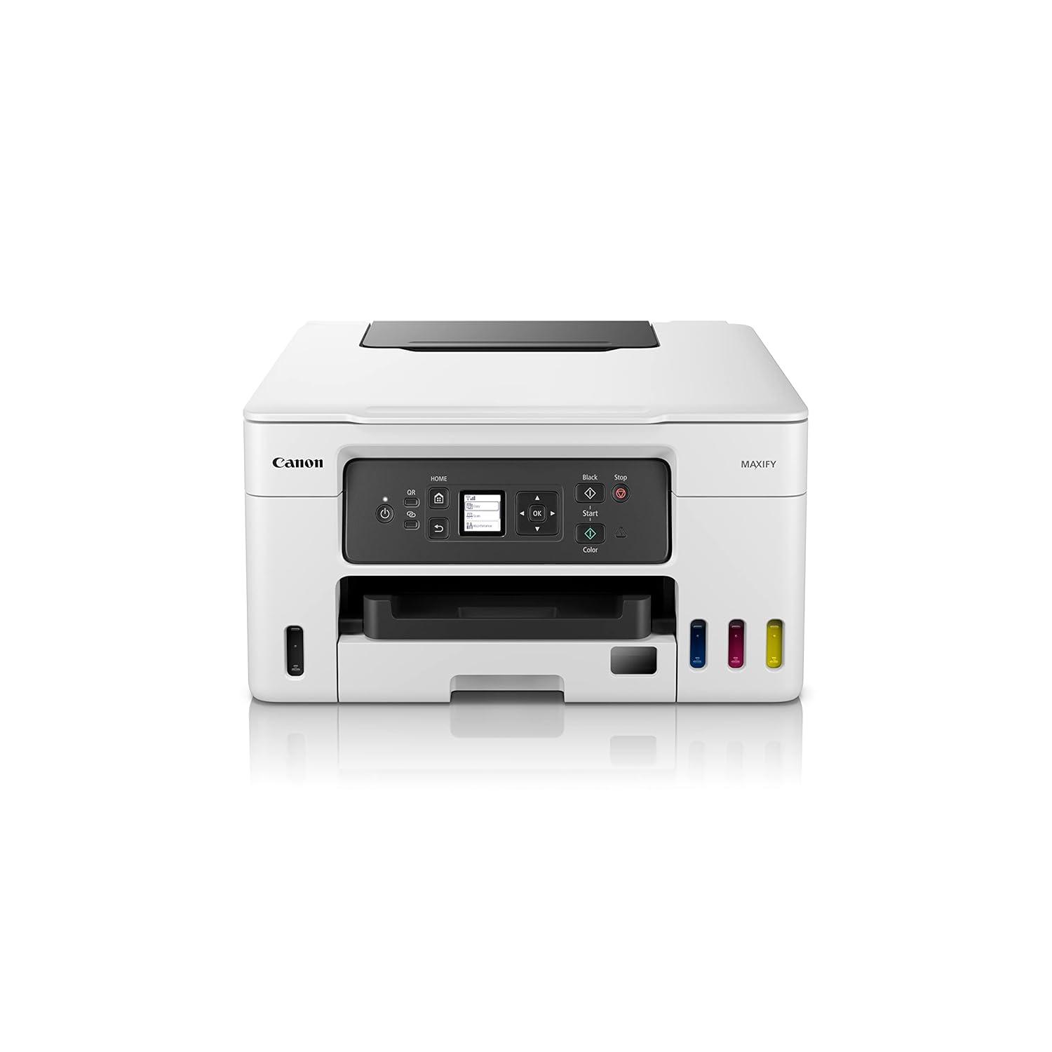 Canon MAXIFY MegaTank GX3070 All in One WiFi Inktank Printer (Upto 6000 Mono Prints and 14000 Colour Prints) for Office