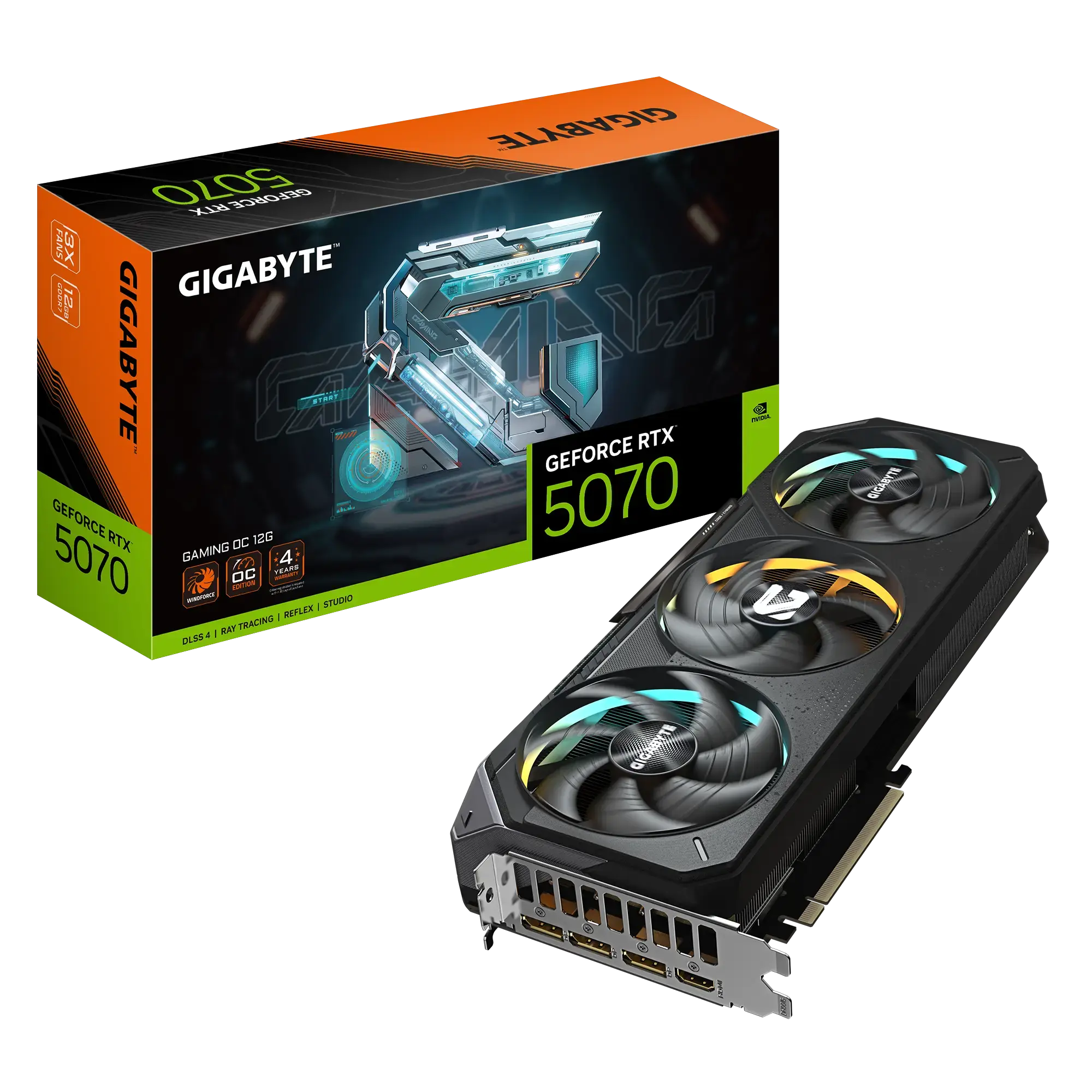 GIGABYTE GeForce RTX 5070 GAMING OC 12GB