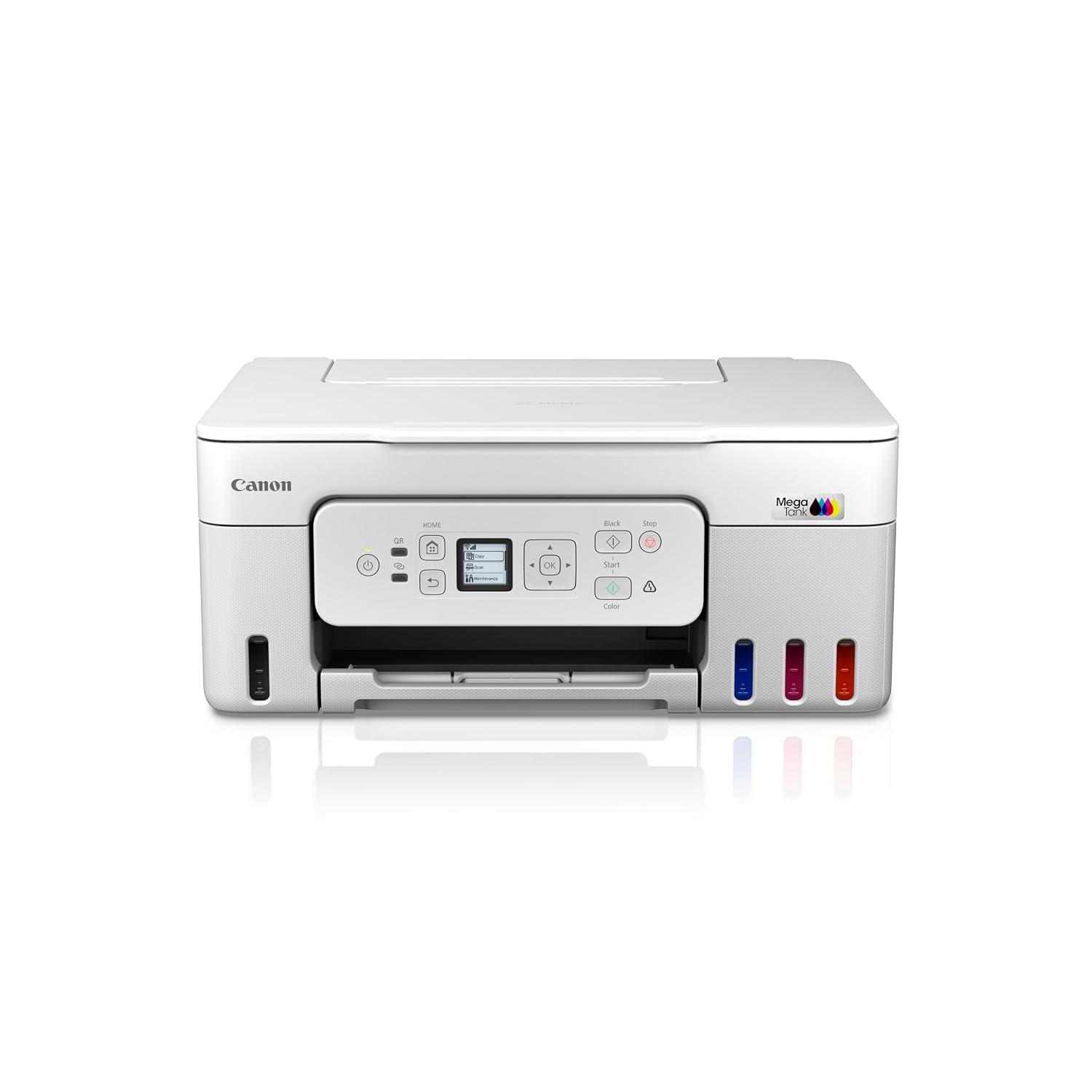 Canon PIXMA MegaTank G3780 All in One WiFi Ink Tank Auto Duplex Colour Printer with Scanner for Home and Office, Upto 6000 Black and 7700 Colour Prints